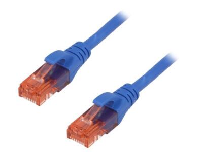 DK-1612-050/B Patch cord U/UTP 6 Line CCA PVC blau 5m 26AWG DIGITUS