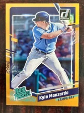 2023 Donruss Baseball Kyle Manzardo Rated Prospect Gold Refractor 