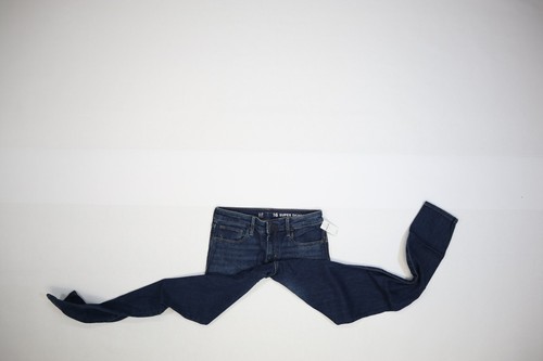 Gap Kids Mid Rise Everyday Super Skinny Jeans Dark Wash Denim Girls 16 - Picture 5 of 13
