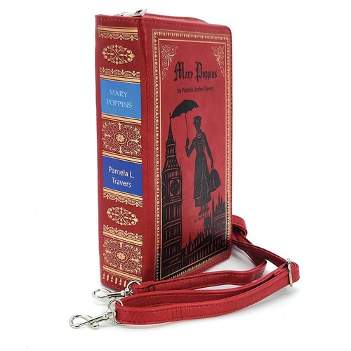 Mary Poppins Bolso de Mano Cartera Bandolera Libro Literario Único Novedad Divertido Regalo - Imagen 2 de 3