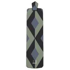 DUNHILL Stone Blue Cadogan Engine Turn Leather Bookmark Italy NEW