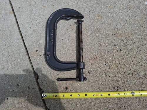 C-Clamp Jaw size 6 inches in Maximum Opening. 4 inches Depth black - Picture 3 of 3