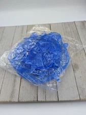 6 Pack Reusable Food Cover Stretchable Silicone Bowl Wraps Food Saver Blue