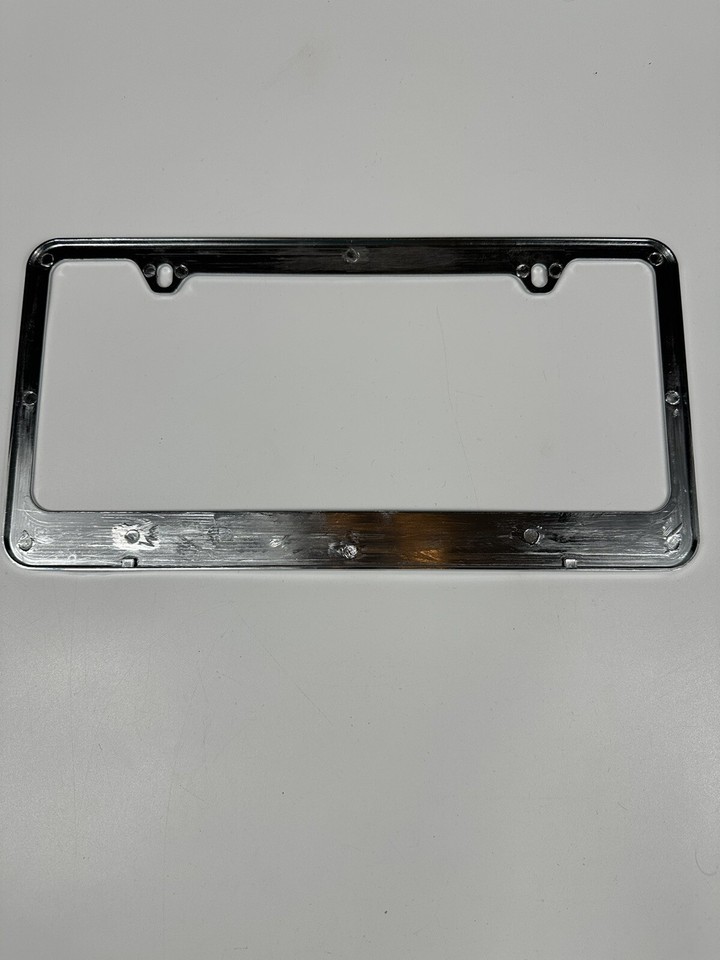 BMW License Plate Frame Stainless Silver Car Tag | eBay