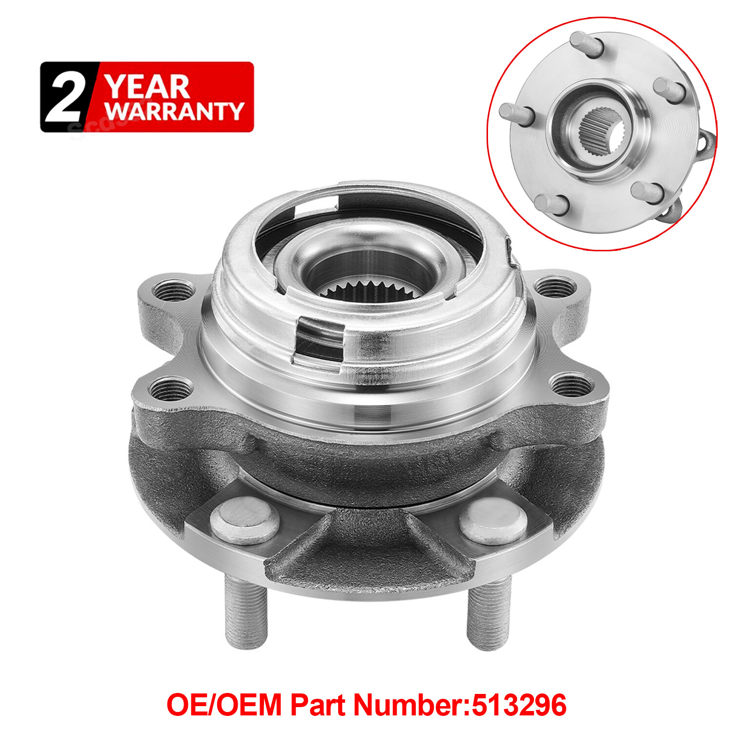 For Nissan Altima Maxima Murano Pathfinder JX35 QX60 Front Wheel Bearing Hub