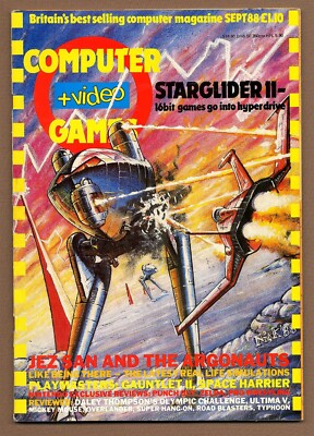 Computer & Video Games Magazine C&VG C+VG 1988 09 September Starglider 2