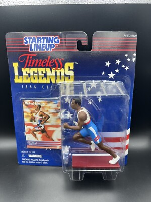 Vintage Kenner Starting Lineup Timeless Legends 1996 Edition Michael Johnson