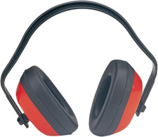 Ear Muffs Red Noise Protection Adjustable