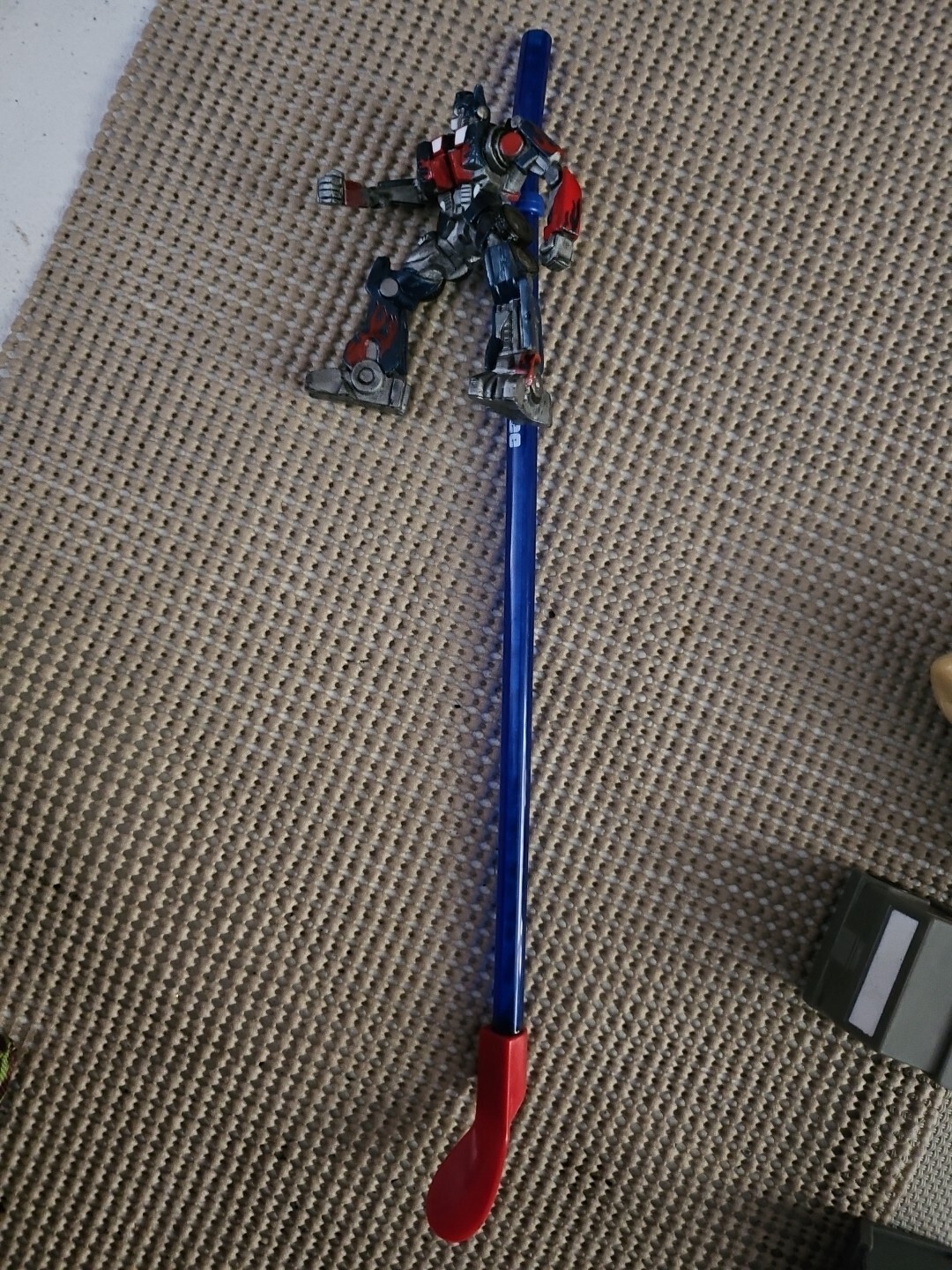 Transformer Revenge of the Fallen OPTIMUS Prime Blue Slurpee Spoon