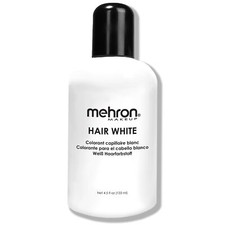 Mehron White Hair Coloring Agent 4.5 Fl Oz Professional Makeup Washable
