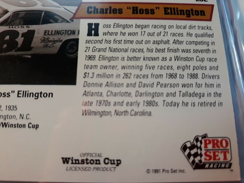 * 1991 Pro Set Legends Charles Hoss Ellington #L32 - Picture 3 of 5