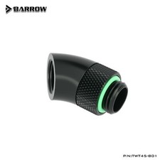 Barrow G1/4'' Male to Female 45 Degree Rotary Elbow Fitting Water Cooler Adaptor
