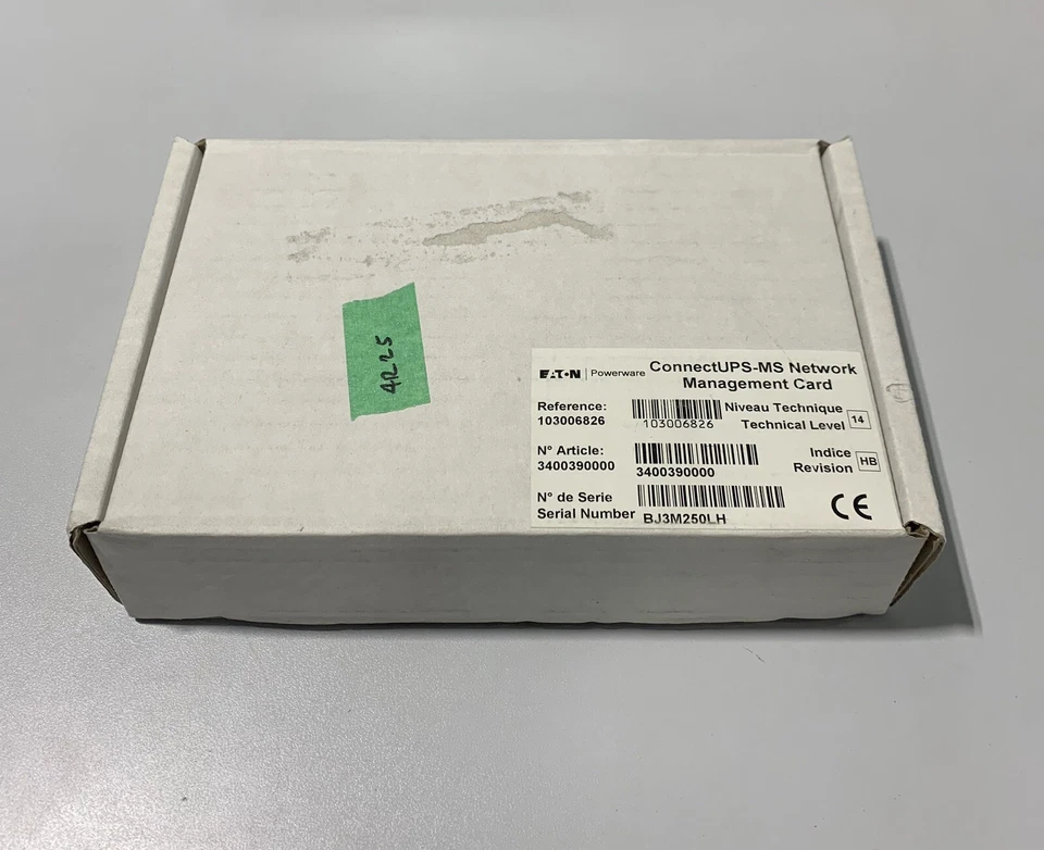 Eaton 103006826 / 3400390000 ConnectUPS-MS Network Management Card NEW IN BOX - Image 4 of 4
