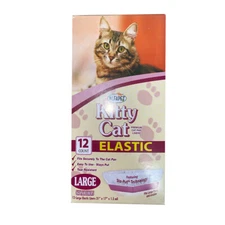 Alfapet Kitty Cat Litter box Disposable, Elastic Liners- 12-count-For Medium and