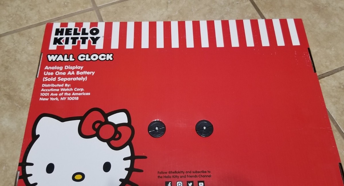 Sanrio Hello Kitty Wall Clock | eBay
