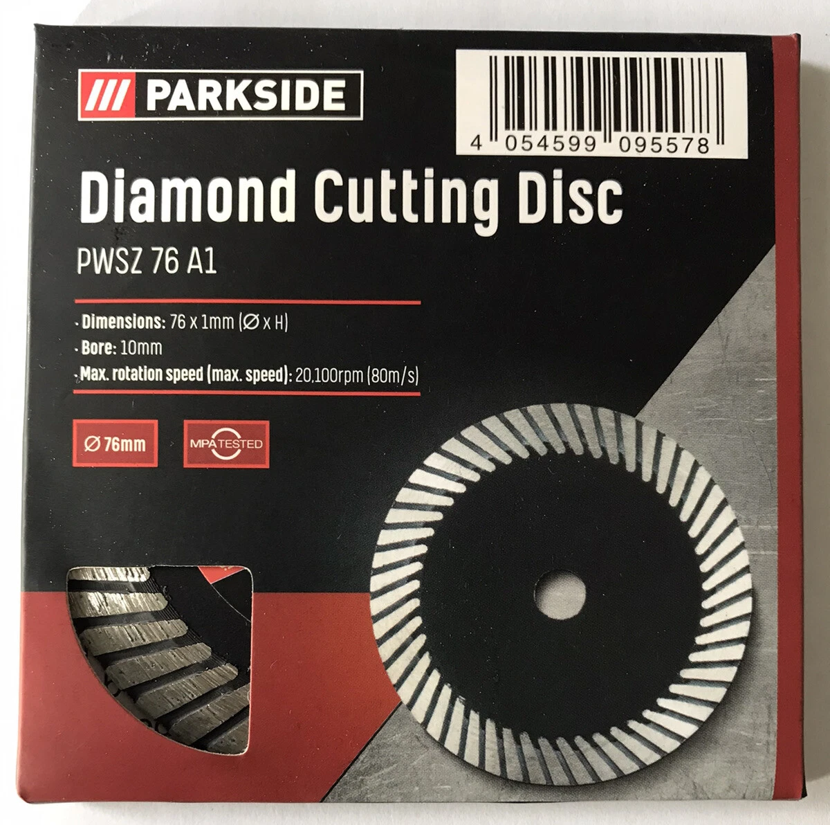 Parkside 76mm sale cutting discs