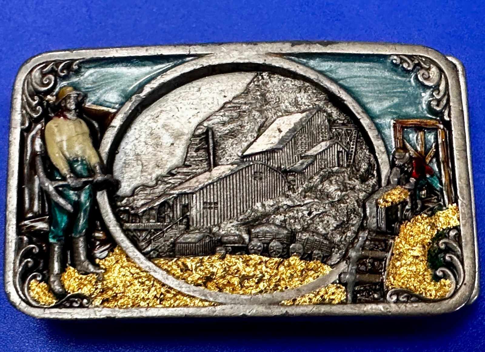 Underground Miners Processing Mill Historical Vin… - image 1