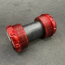 Chris King Ceramic T47x 30mm Threadfit Bottom Bracket Red  (9407-48)