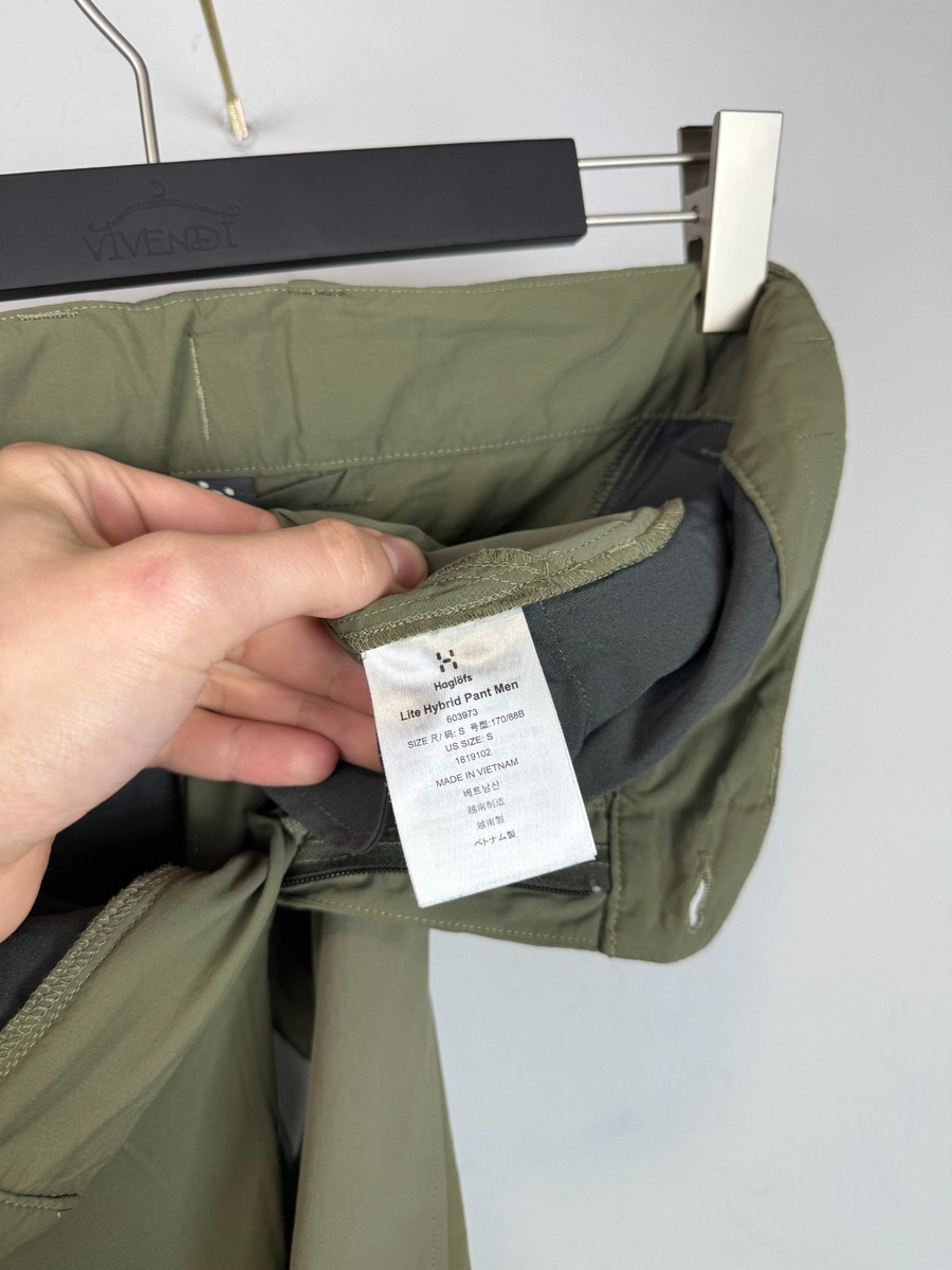 Haglofs Lite Hybrid Pants Green Track Outdoor Hicking Men