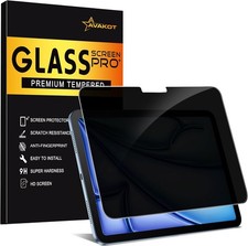1 Pack Privacy Screen Protector for iPad Air 11, Anti-Spy Tempered Glass Film