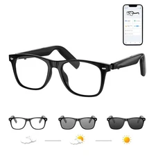 AI Glasses for Men & Women, Smart Glasses Powered by ChatGPT, AI Real-time Tr...