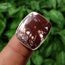 Gift For Her Turquoise Gemstone Ring 925 Sterling Silver Plated Jewelry US SZ 6"