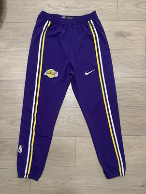 lakers team issued  Large Tall Pro Cut Jersey Warmup Pants #4 Dalton Knecht