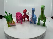 Valentine's Day Toy Dinosaurs-Lot of 5-NICE COLORS 