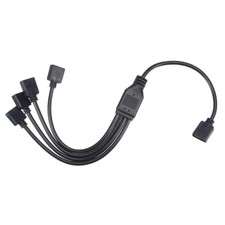 ARGB Splitter Cable with 3P Connector for 5050 3528 LED 1 to 4 Female 30cm 3 Set
