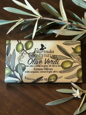 Florinda Italian Olive Oil Soap 100g - Organic Skin Care Vegetal Bar