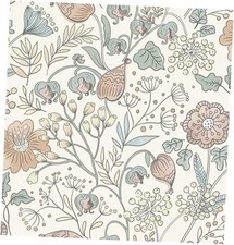 Peel and Stick Wallpaper Floral Boho Contact Paper 16.1" x 118" Light Pink
