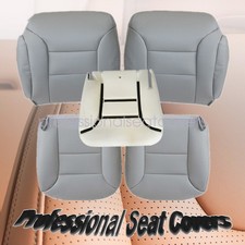 Fits 95-99 Chevy C1500 K1500 Front Leather Seat Cover Driver Foam Cushion 5pcs