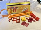 Vintage 1969 Hot Wheels Action Set Gear Box With Track Booster and More