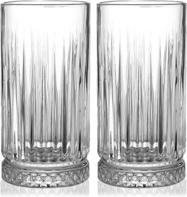 Tall Drinking Glasses Set of 4-16Oz Glass Cups for Kitchen - Elegant Highball Gl