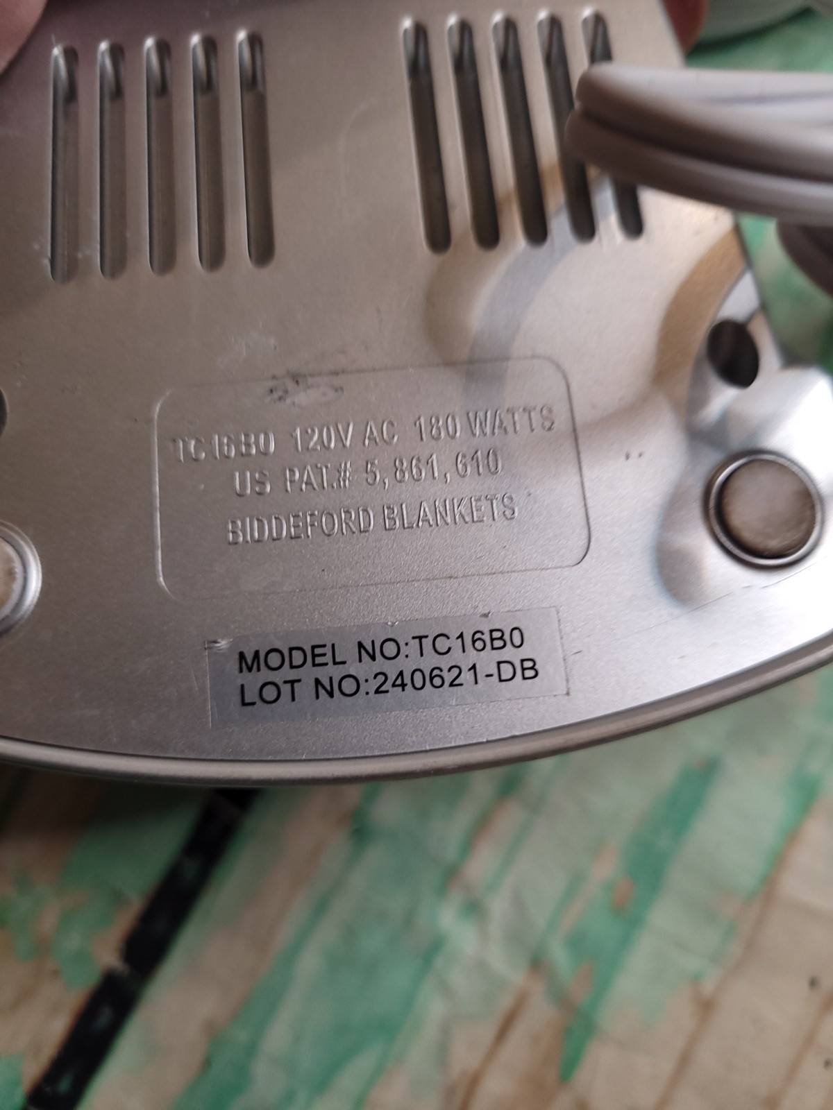 ***GENUINE BIDDEFORD SINGLE ELECTRIC BLANKET 4 PRONG HEAT CONTROLLER (TC16B0)***