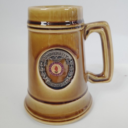 Vintage Bridgeport University Stein Ceramic Mug Cup