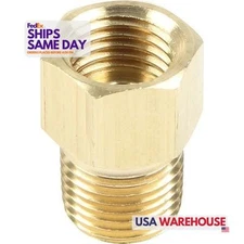 Allstar ALL50120, Set of 4 Natural Brass Adapter Fittings 1/8 Npt To 3/16 4Pk 