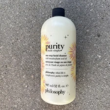 Philosophy Purity Made Simple One Step Facial Cleanser 32 fl.oz.  (NEW & SEALED)