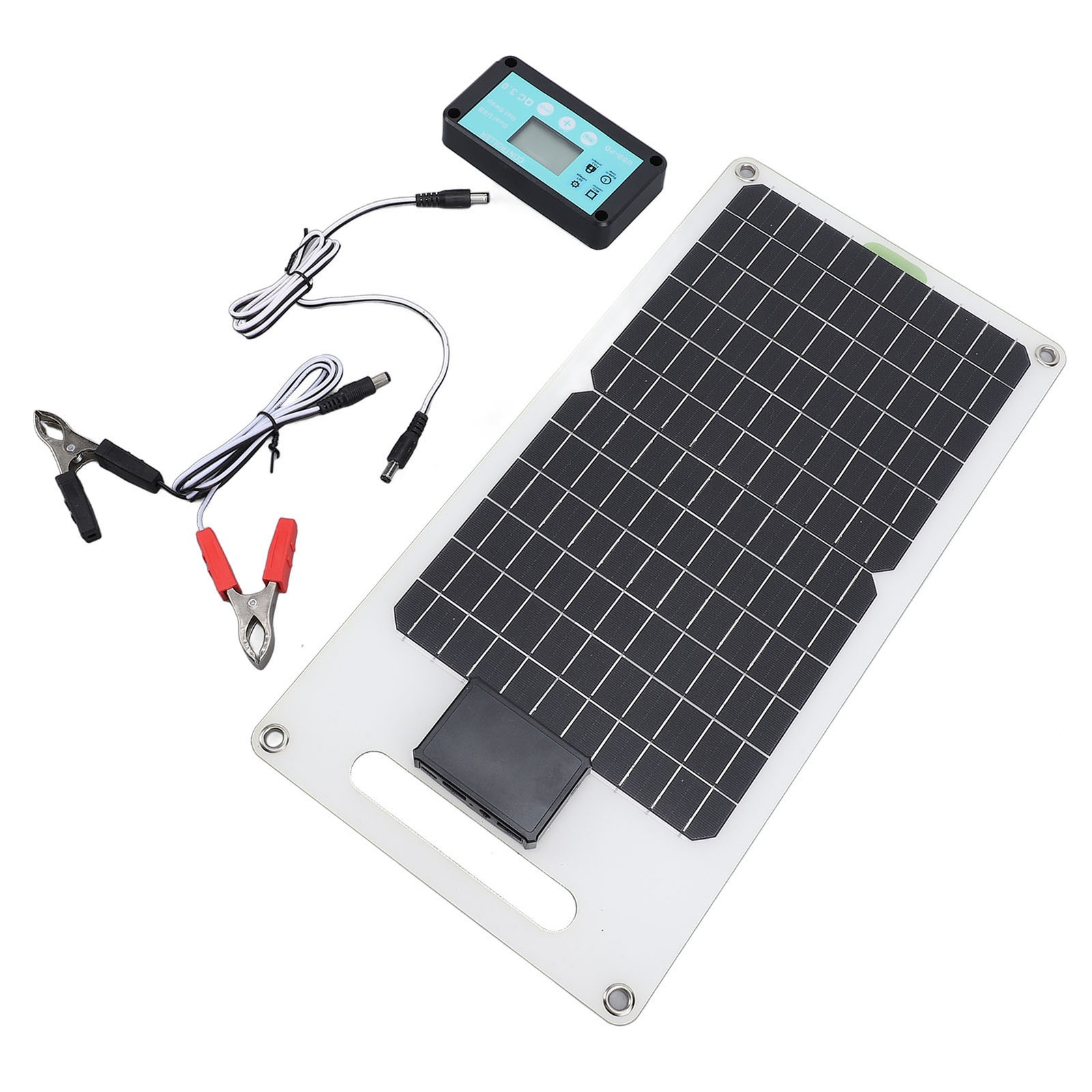 100A 12V 24V Solar Charge Controller 50W Monocrystalline Silicon Solar Panel