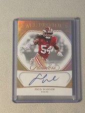 Flawless Fred Warner /25 All Pro Ink 2025 Auto Signature 49ers NFL 🔥 Niners