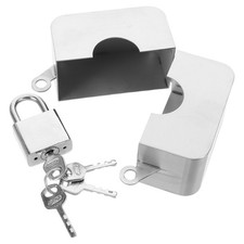 Stainless Steel Water Valve Lock Hose Bib Handle Locks Outdoor Faucet Cover