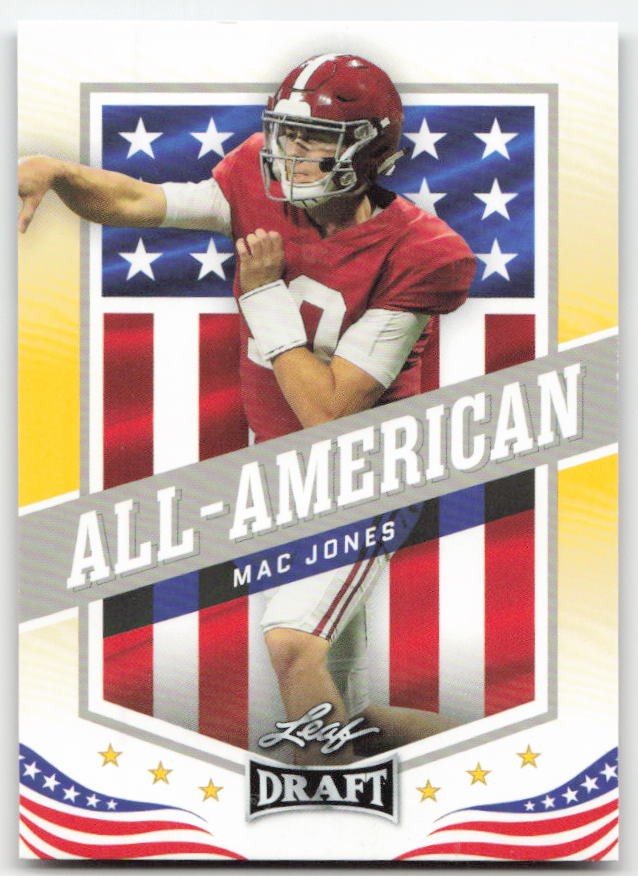 Mac Jones Leaf Draft #46 Gold