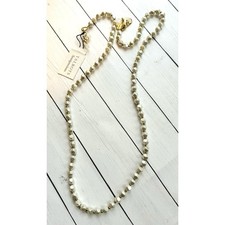 NEW NWT Talbots Semi-Precious Pearl Beaded Eyeglasses Holder Necklace 39.50 tag