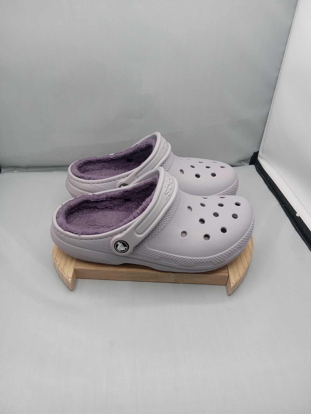 Crocs Classic Lined Clogs Lavender/Light Purple Size Mens 4 Womens 6 image 5