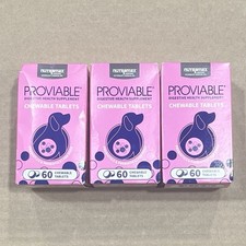 3X Proviable-DC Chewable Tablets Dogs 60 Tablets per box 180 Total EXP 10/26 