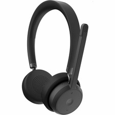 Lenovo Wireless Binaural On-Ear Teams Certified VoIP Headset Black 4XD1M80020