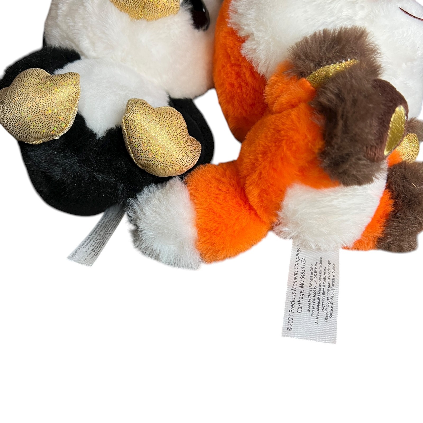 Set of 2 Cutie Pet-tudies Loxie Fox & Penguin Cuties Stuffed Animals New