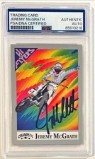 1991 Hi Flyers Champs Jeremy McGrath 7x Champion Signed Auto Card #146 PSA DNA