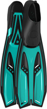Snorkel Fins with Full Foot Pocket Durable Long Diving Fins Professional Snorkel