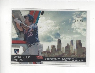 2016 Topps High Tek Bright Horizons #BHBP Byung-Ho Park RC Rookie Twins /50